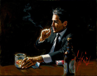 Fabian Perez Study for Proud to Be a Man III
